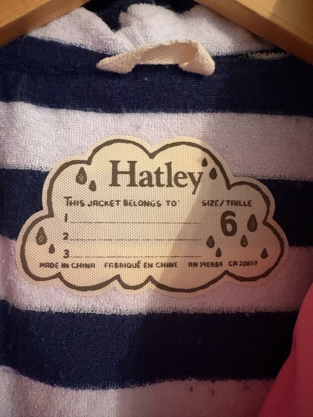Hatley Zip Up Terry-Lined Raincoat Jacket - Picture 2 of 8